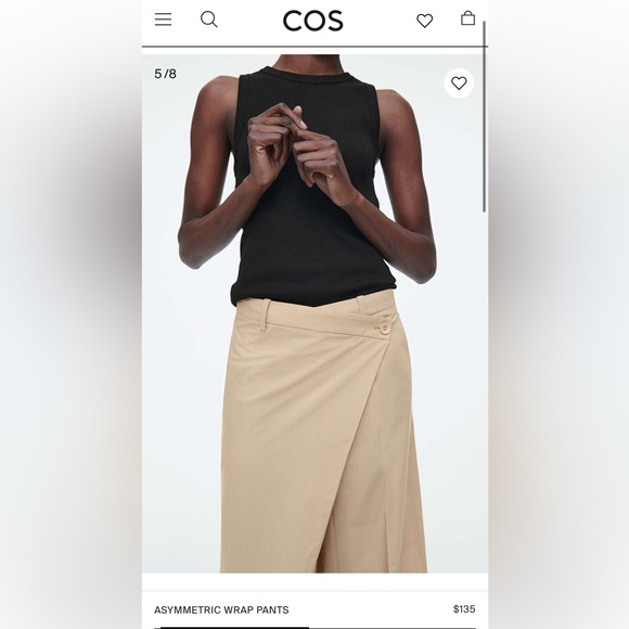 COS Asymmetric Wrap Pants - Picture 4 of 9
